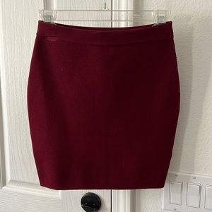 High-Waisted Knit Skirt